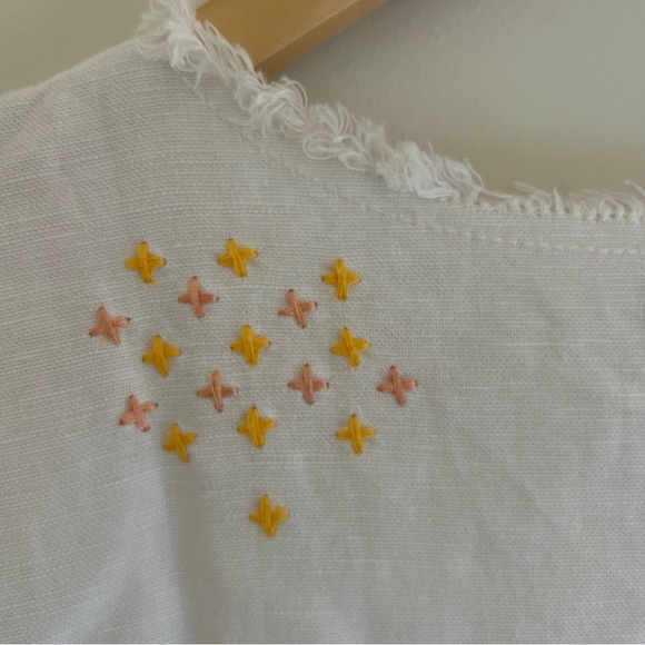 Anthropologie Holding Horses White Fruit Summer Dress size XS - Picture 4 of 6